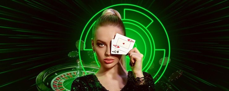 Multi-camera live blackjack studio showing dealer station and card shoe at surga898 login